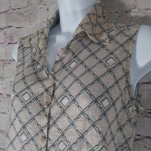 David Klein button-up blouse